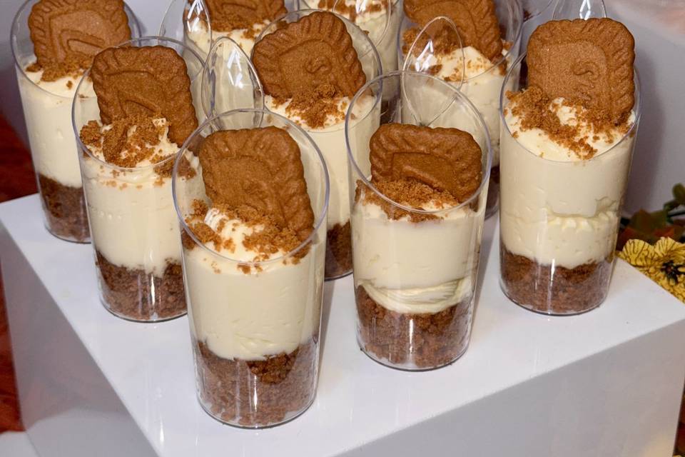 Our mini biscoff cheesecake