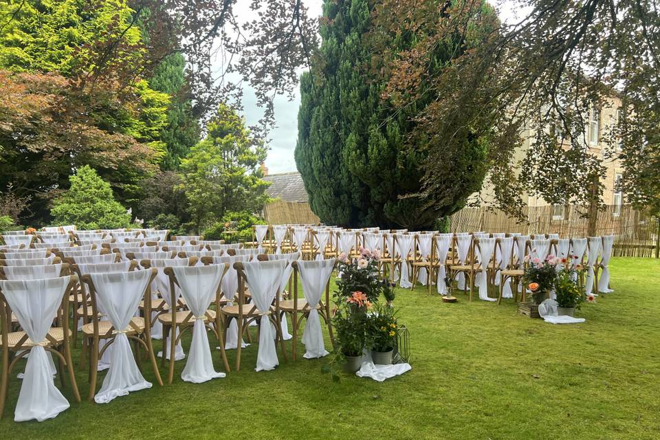 Outdoor wedding