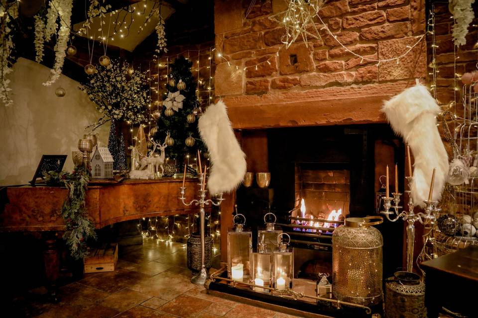 Cosy fireplace