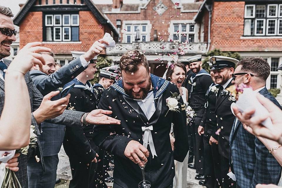 Outdoor Veranda Ceremony