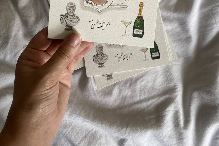 Louise's hen-do invitation