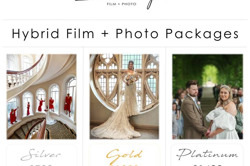 Hybrid Photo and Film Packages