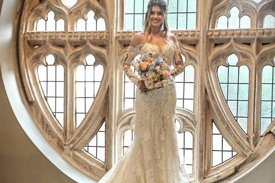 The beautiful bride Lisa!