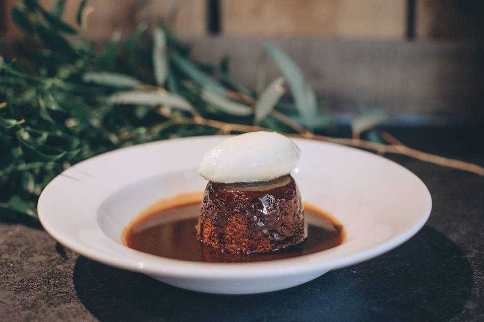 Sticky toffee pudding