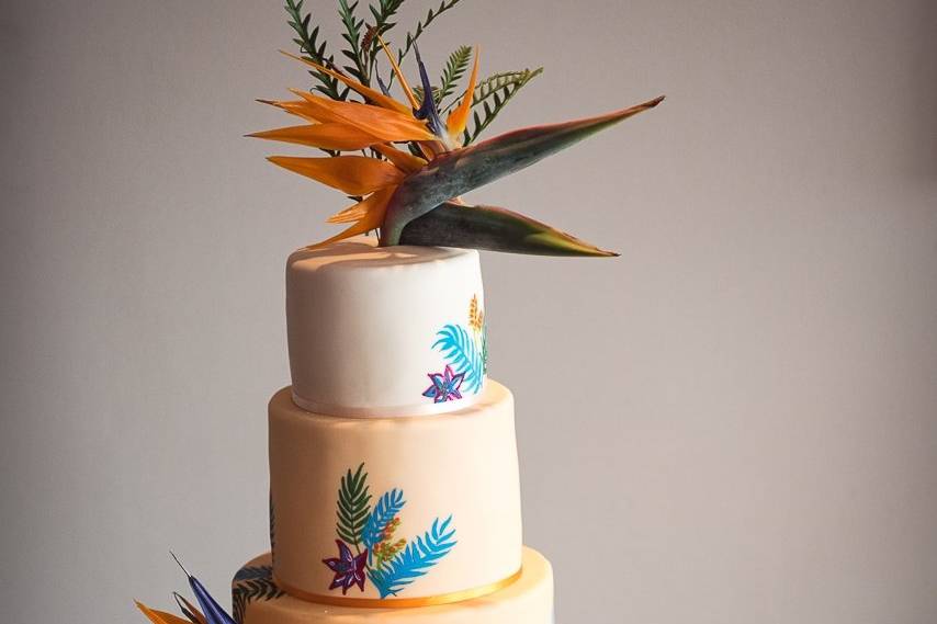 Four teired wedding cake