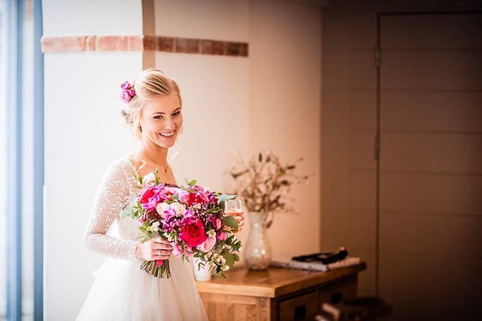 Bride at The Italian Villa