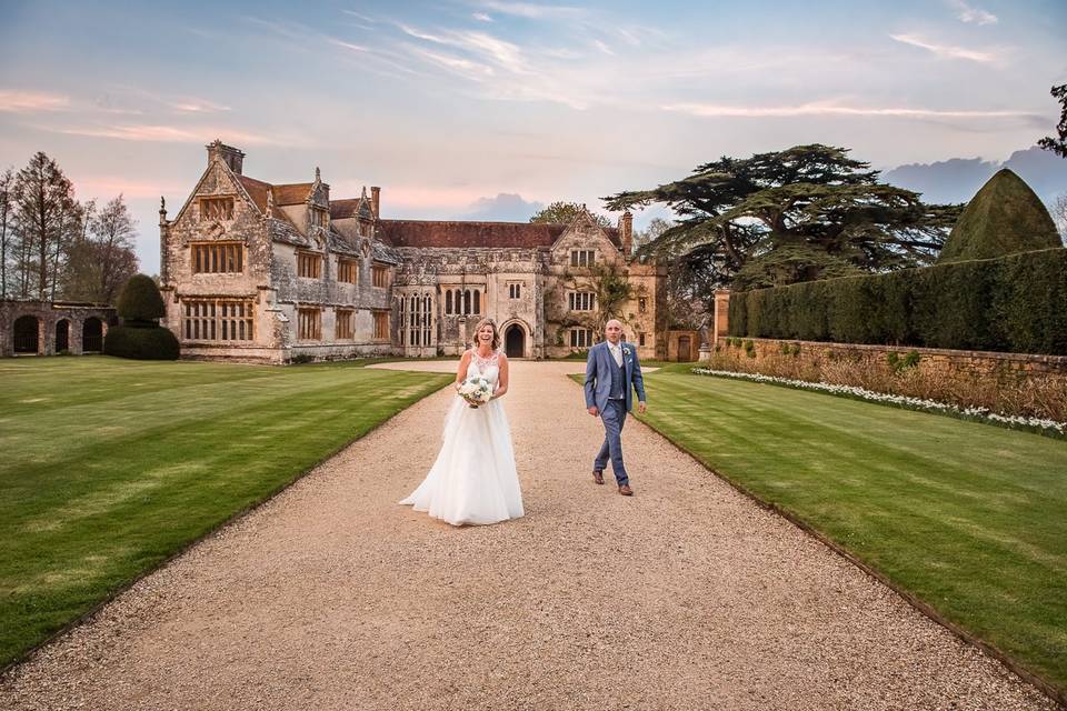 Couple at Athelhampton House