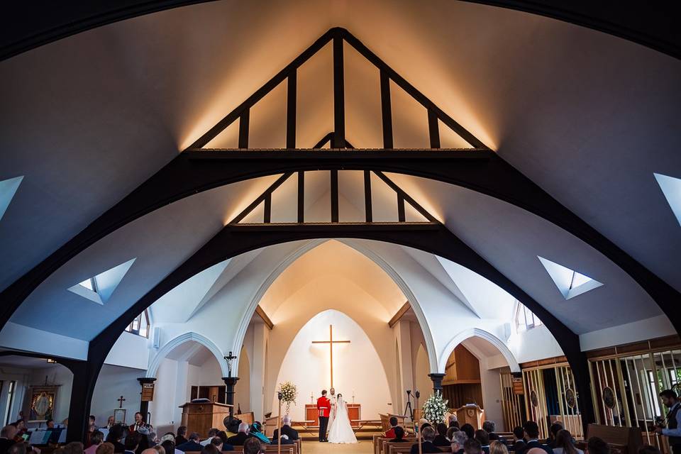 A Military church wedding