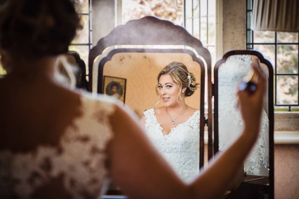 Bridal prep reflection