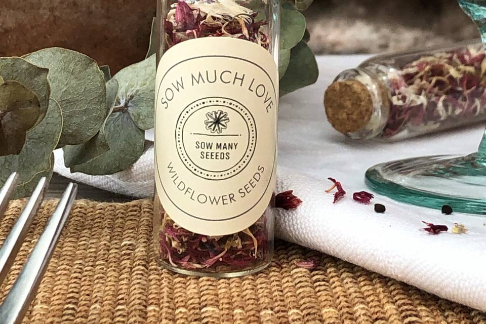 Wildflower Seed & Petal Bottle