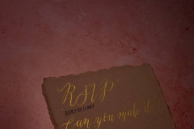 RSVP card