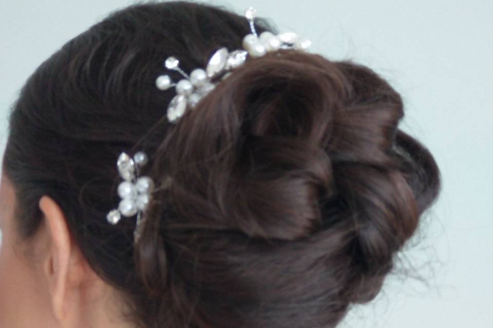 Bridesmaid hair