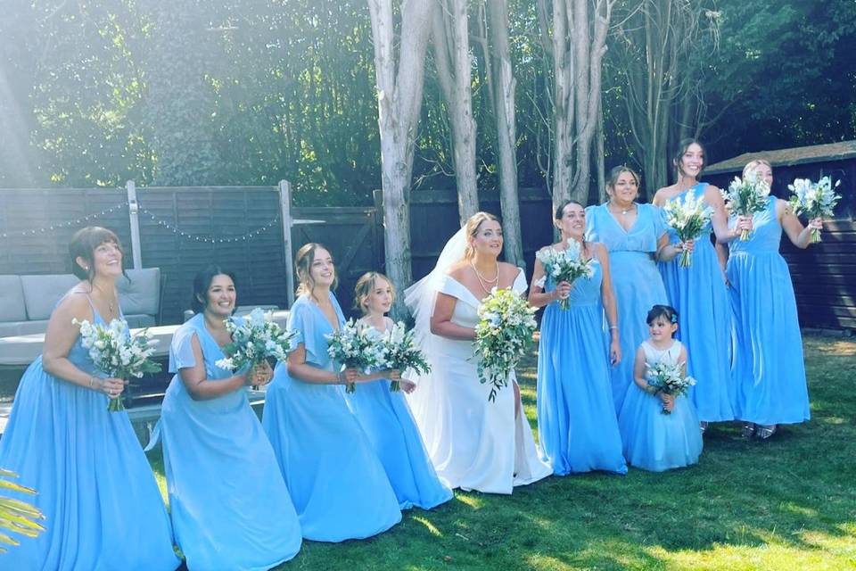 Bride Bridesmaids h/mup