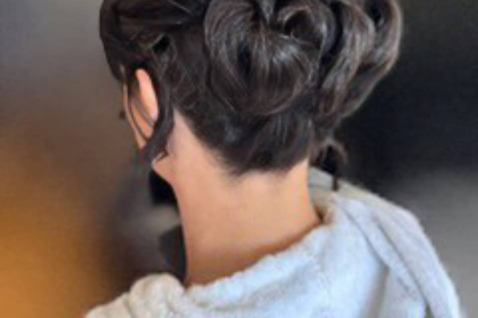 Bride hair