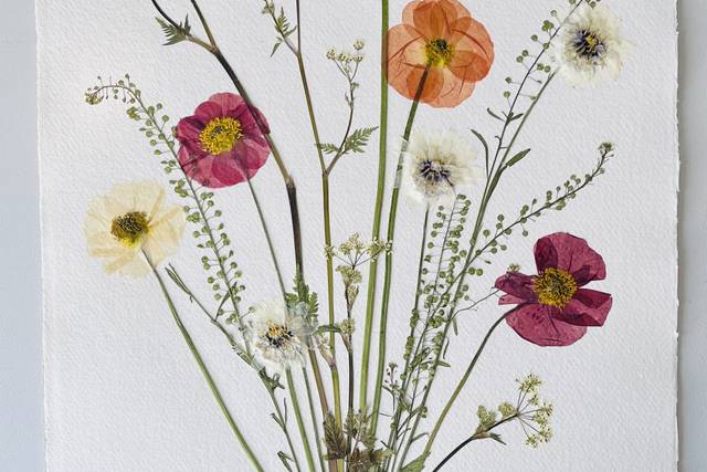 Pressed Floral Art