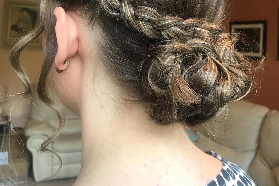 Wedding hair up