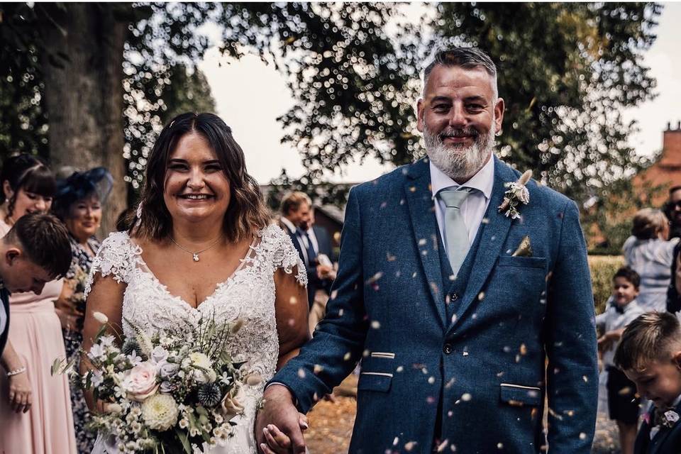 Bride and groom