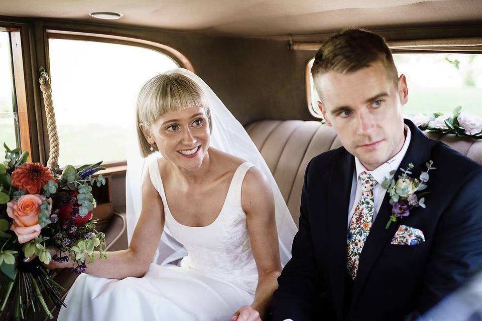 Couple in car