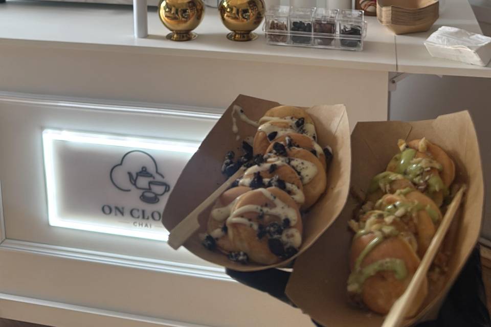 Mini Pancake Cart Live Station