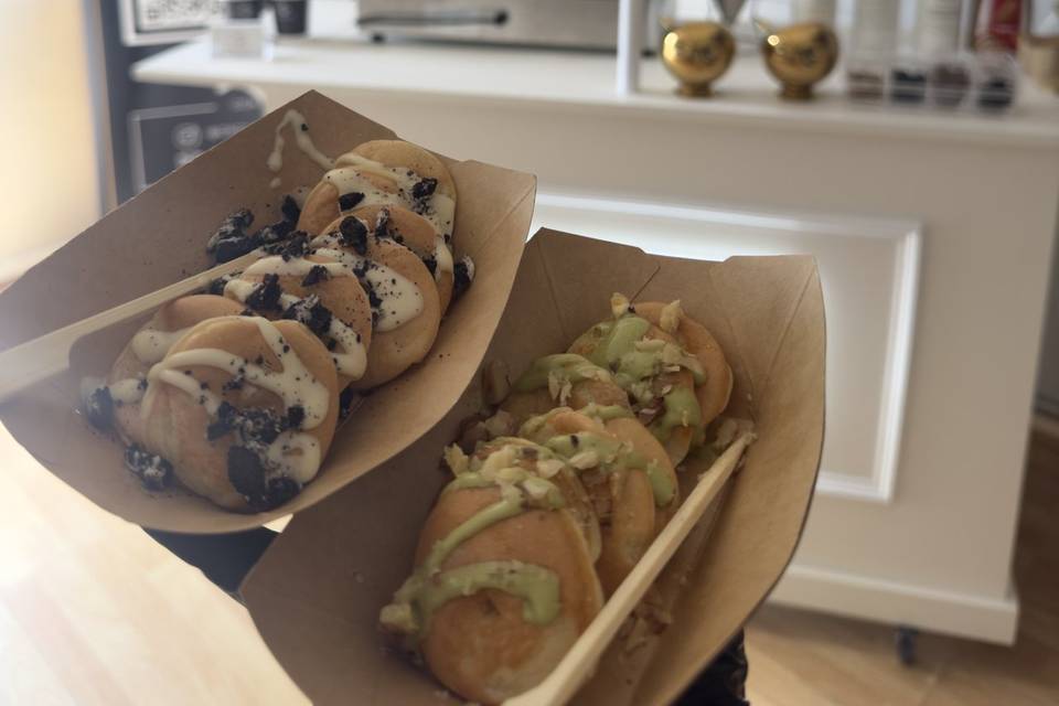 Mini Pancake Cart Live Station