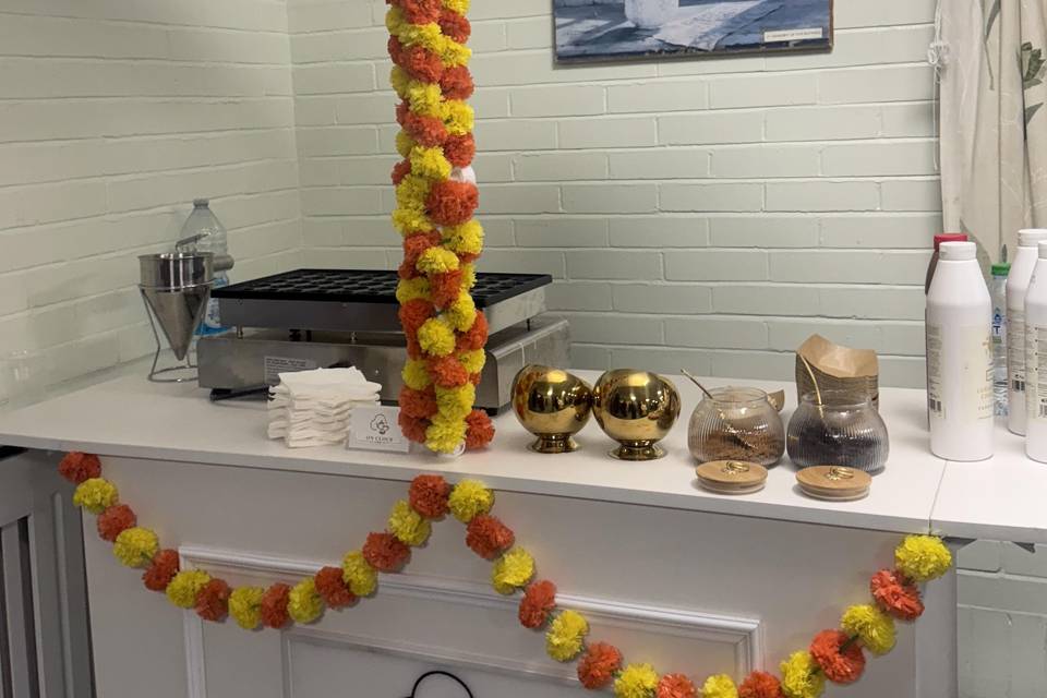 Live Mini Pancake for Mendhi