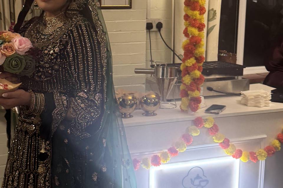 Live Mini Pancake for Mendhi