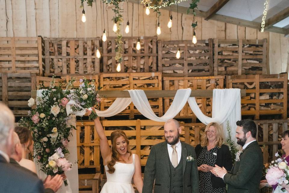 The Log Barn Ceremony room