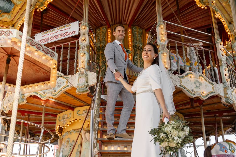 Blackpool Carousel wedding