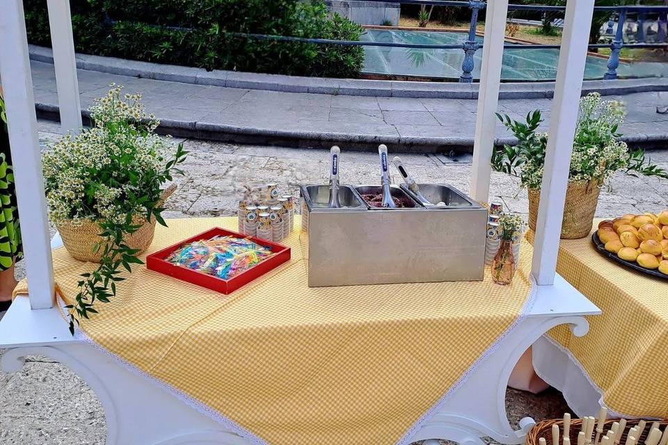 Carretto gelati e granite