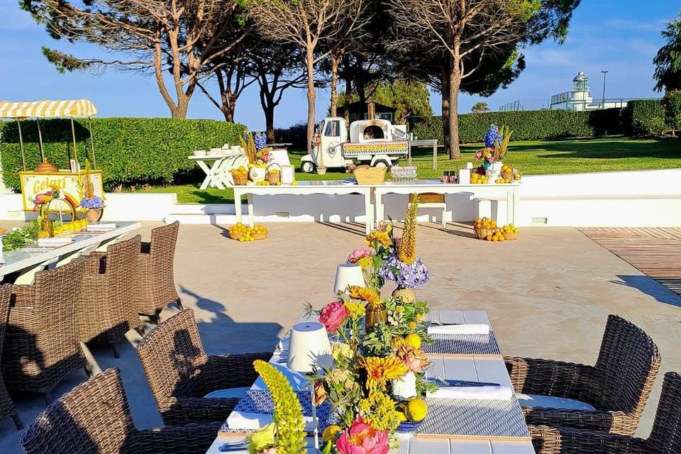 Allestimento tavolo