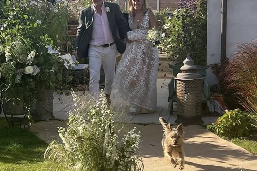 Ed, Jane & Billy the dog