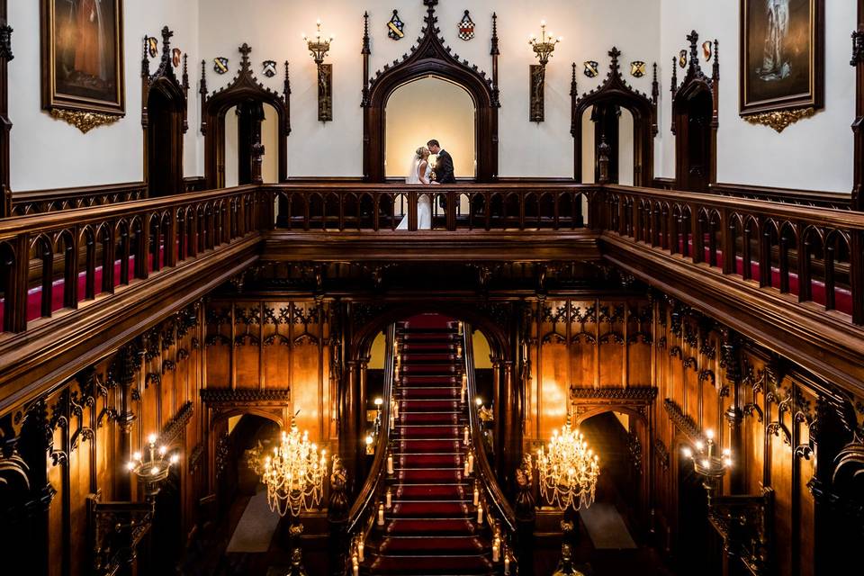 Castle couple portrait