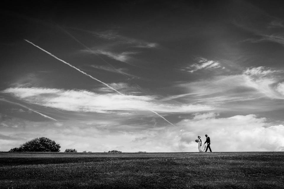 Portrait under yorkshire skies