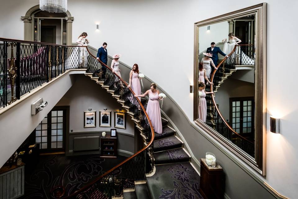 Staircase to the ceremony