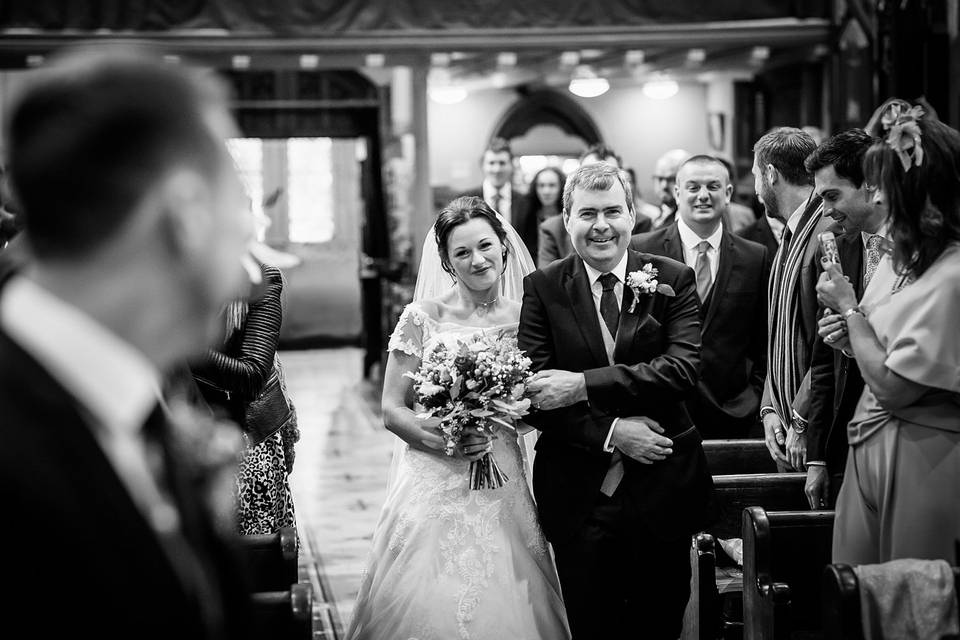 Bride and her dad