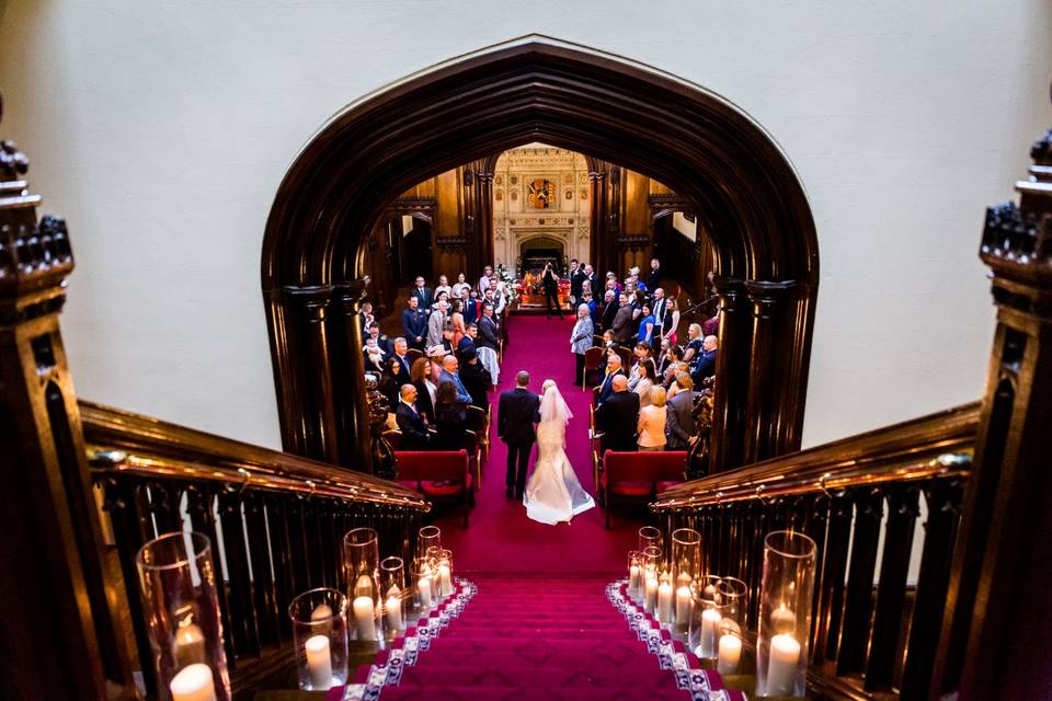 Staircase to the ceremony