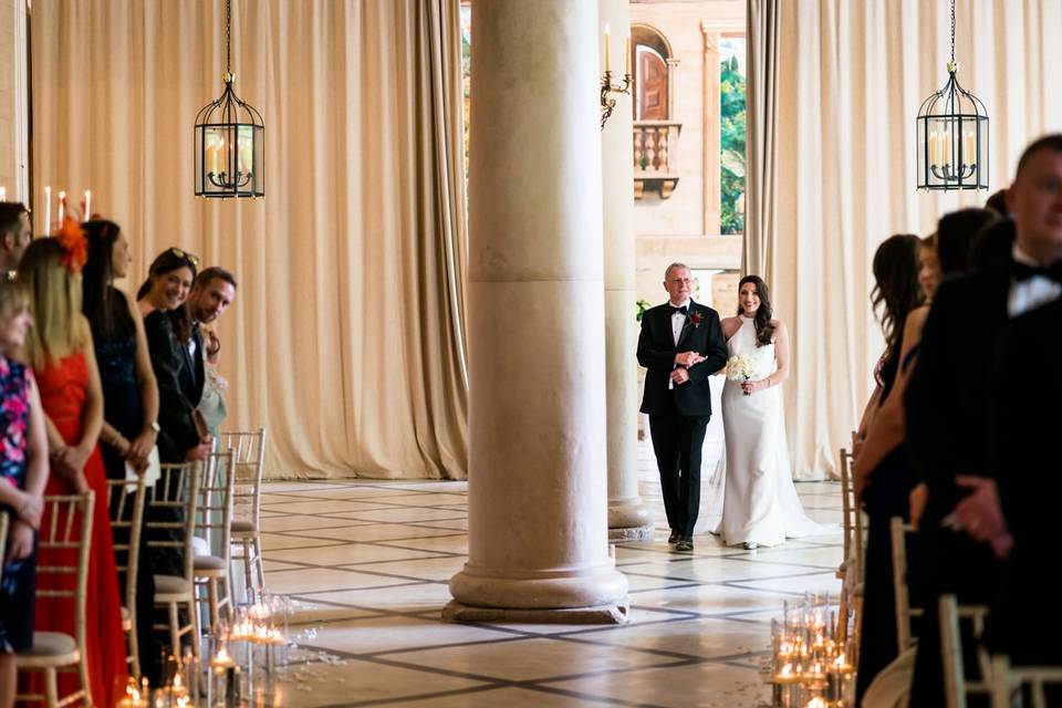 Ceremony Entrance at Orangery