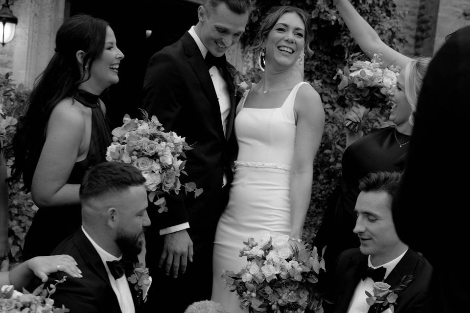Hyde house wedding photo