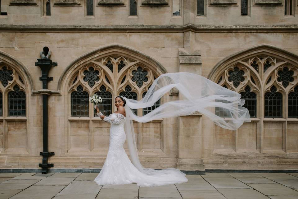 Stunning bride