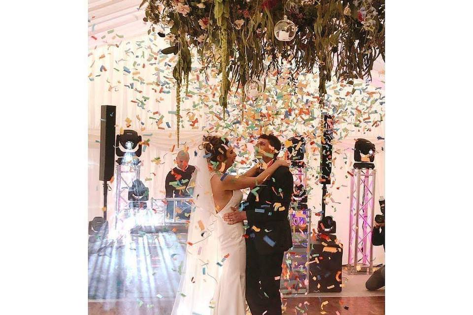 Created the floral statement