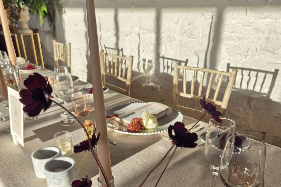 Sunshine peeping through