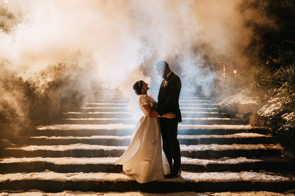 Winter weddings at Hillbark