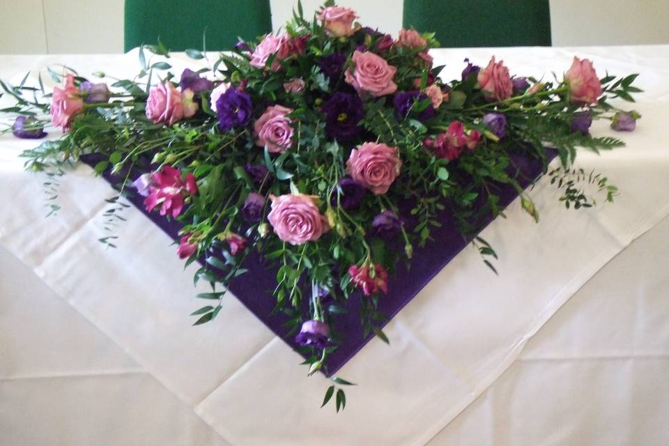 Top table flowers