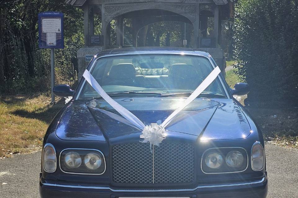 Waiting for the happy couple