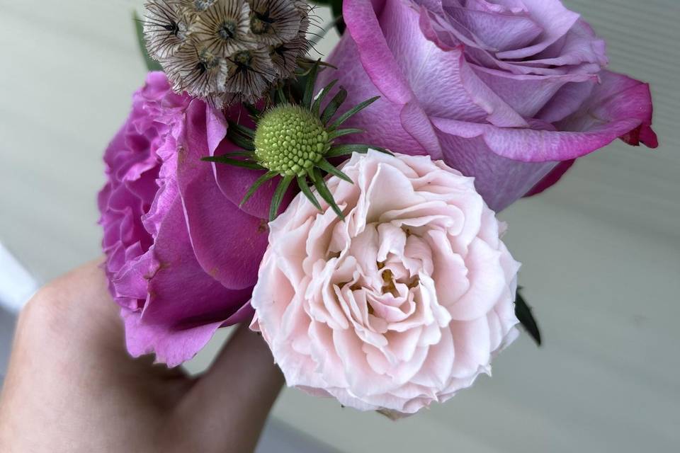 Grooms buttonhole