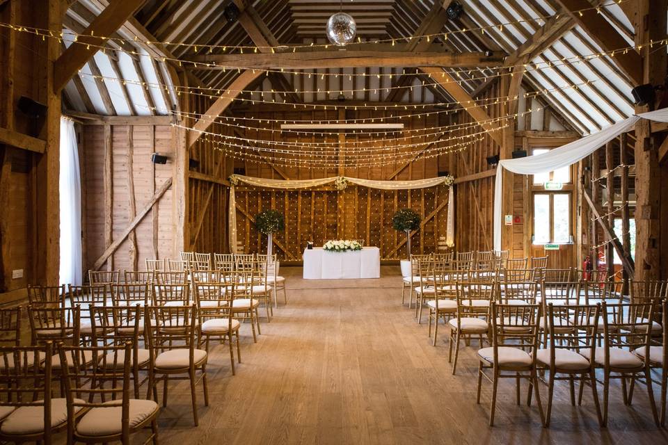 Tythe Barn ceremony space