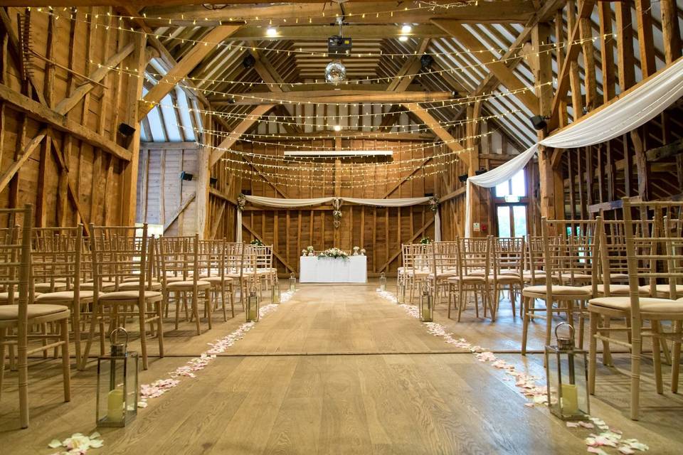 Tythe Barn Ceremony