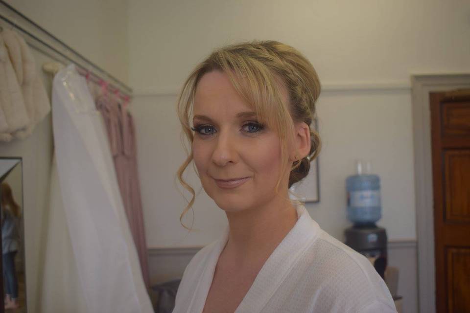 Bridal hair and make up
