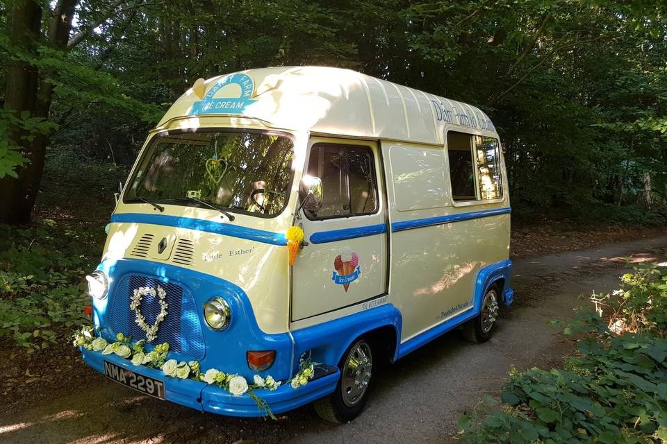 Vintage ice cream van