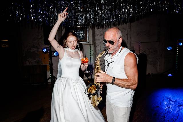 Bride & Me Grooving!